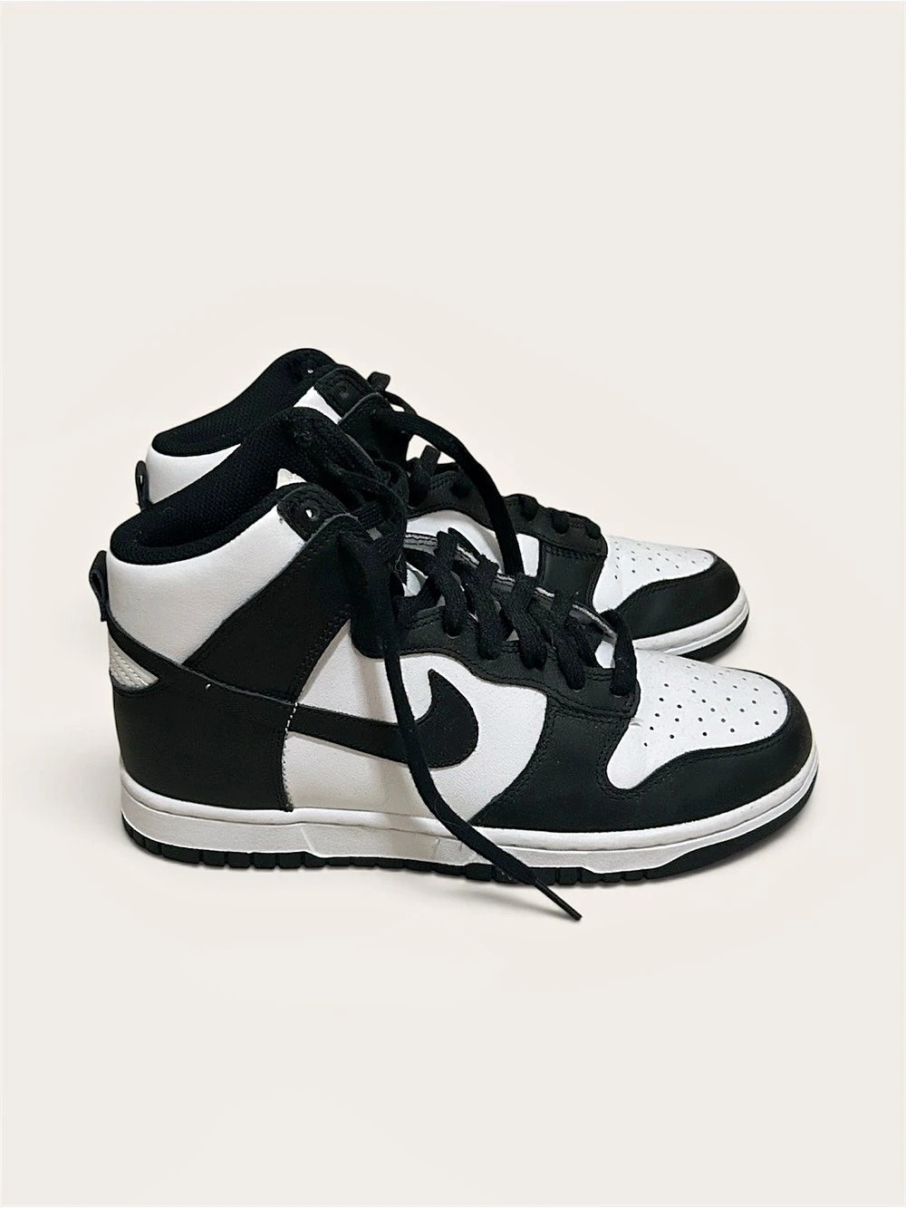Nike Dunk High Panda High-Top Sneakers Black & White US Women’s Size 8